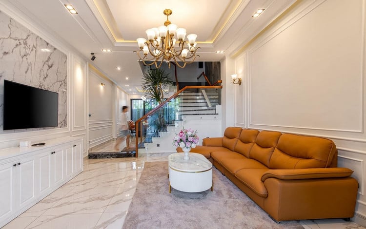 Thi công nội thất nhà phố tân cổ điển